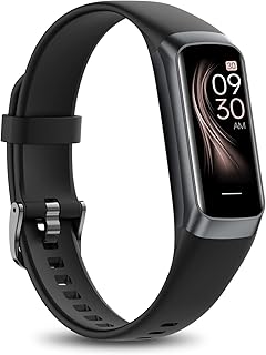 Suivi d'activité avec moniteur de fréquence cardiaque 24/7 et écran AMOLED — Traqueur de condition physique