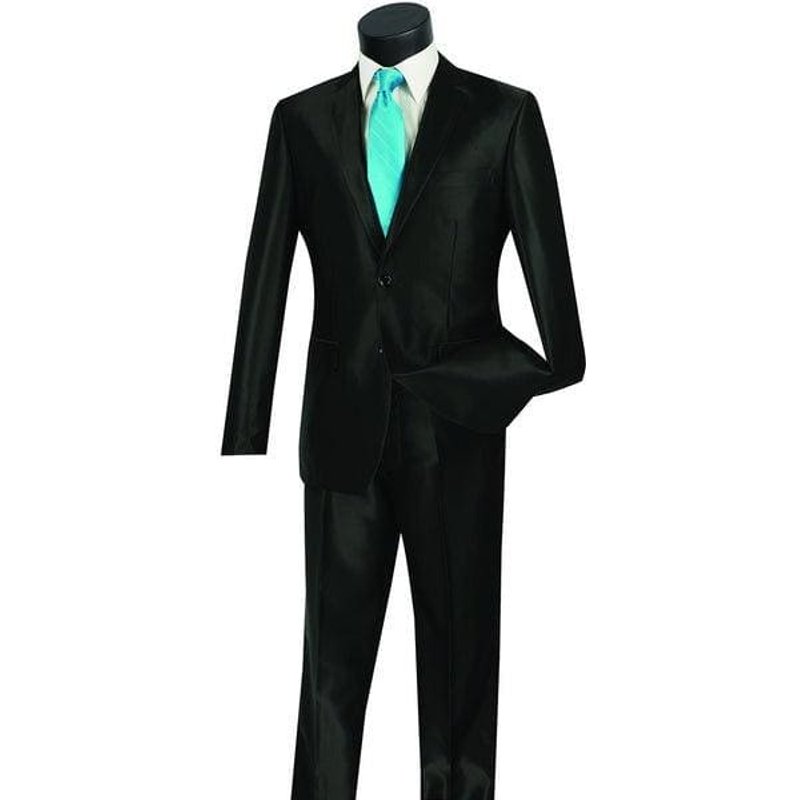 Alberto Nardoni Sharkskin Suit — Mens Suits & Blazers