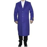 Manteau bleu royal pour hommes AlbertoNardoniStore — Veste d'hiver Hommes