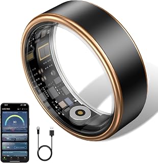 Bague Intelligente IP68 Étanche Suivi d'Activité avec Piles Durables — Traqueur de condition physique