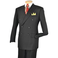 Veste de costume double boutonnage pour hommes Alberto Nardoni avec pantalons plissés — Costumes et vestons pour hommes