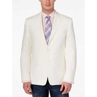 Alberto Nardoni Men's Big and Tall Linen Blazer White — Mens Suits & Blazers