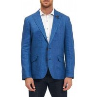 Mens Big and Tall Linen Blazer Blue