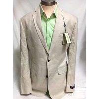 Men's Big and Tall Linen Blazer in Stone — Mens Suits & Blazers