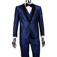Royal Blue Double Breasted Prom Suit — Mens Suits & Blazers