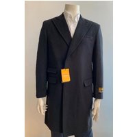 Men's Overcoat - Peak Lapel 1920s Style - Car Coat by Alberto Nardoni — Winter Jacket Men
