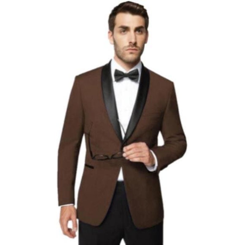 Tuxedo Brun Foncé - Costume de Mariage — Costumes et vestons pour hommes