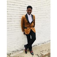 Tuxedo Brun Foncé Costume de Mariage