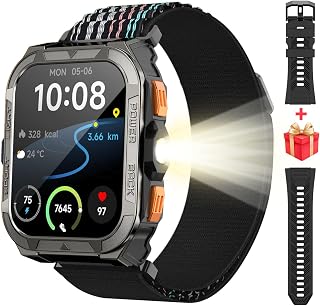Montre intelligente Blackview Military Fitness Tracker — Traqueur de condition physique