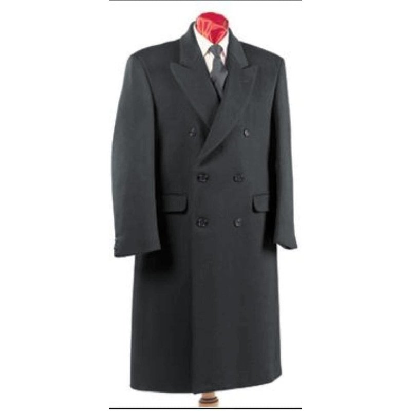 Manteau pour homme - Mens Long Laine - Manteau pour homme - Mens Double manteau à seins - Manteau double — Veste d'hiver Hommes