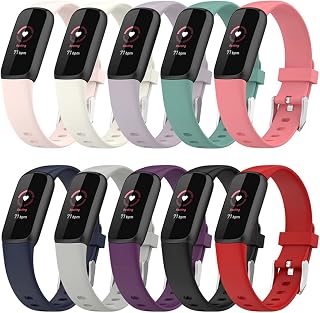 Fitbit Luxe Compatible Soft Silicone Replacement Wristband