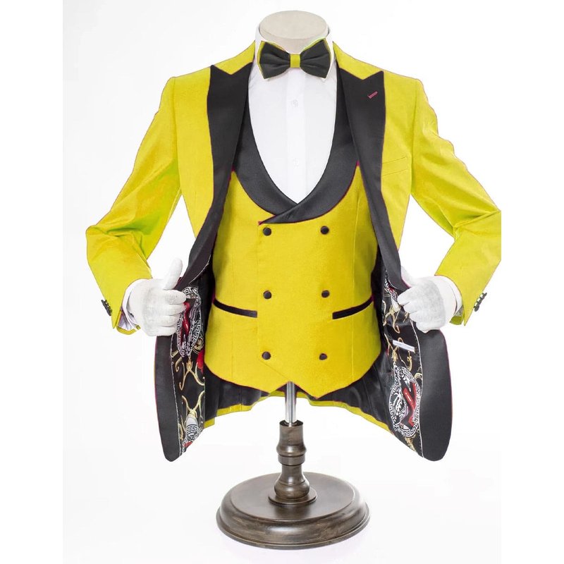Tuxedo pour homme à revers pointu et veston à double boutonnage — Costumes et vestons pour hommes