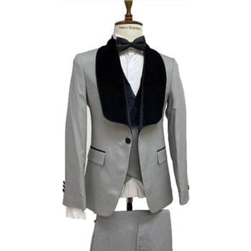 Costume de Marié Homme Gris — Costumes et vestons pour hommes