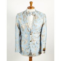 Light Blue Tuxedo for Weddings - Modern Fit Dinner Jacket — Mens Suits & Blazers
