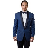 Men's Light Blue Tuxedo with Paisley Jacket
