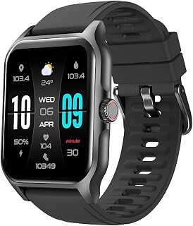 Montre Intelligente WalkerFit avec Écran de 1,84 Pouce et Moniteur de Fréquence Cardiaque