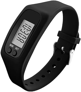 Montre Pédomètre Numérique Compteur de Pas Clip-On — Traqueur de condition physique