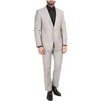 Mens Slim Fit Sharkskin Shawl Tuxedo in Light Grey — Mens Suits & Blazers