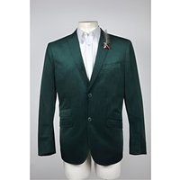 Blazer en velours vert olive pour homme Alberto Nardoni — Costumes et vestons pour hommes