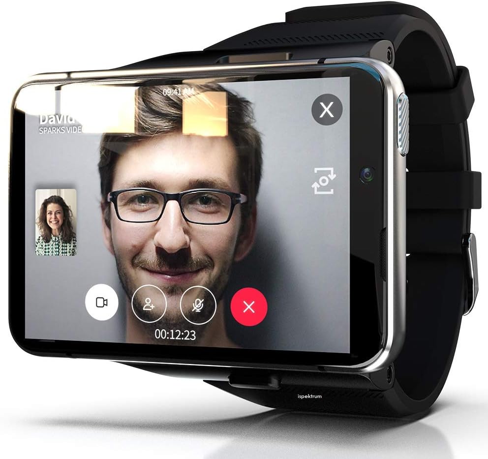Montre Intelligente ISPEKTRUM iS999 4G avec Caméra Double et Suivi de Fitness — Traqueur de condition physique