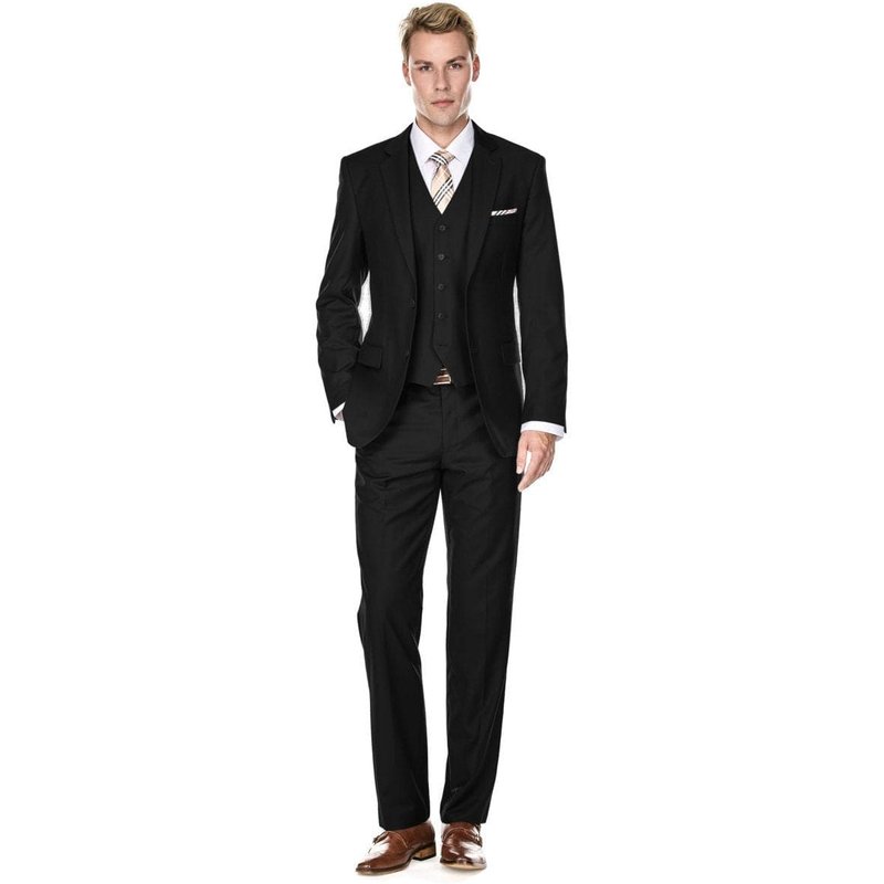 Costume Veste Modern Fit pour Hommes en Noir d'Alberto Nardoni — Costumes et vestons pour hommes