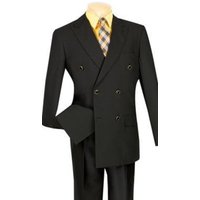 Veste double seins pour homme Noir Vinci Veste de manteau de sport Blazer pas cher pour homme — Costumes et vestons pour hommes