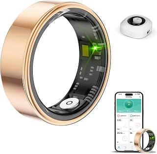 Smart Ring Health Tracker for Men & Women, Waterproof Fitness Tracker