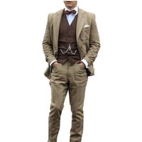 The Great Gatsby Costume - Single Breasted Suit with Satin Lapel — Fashion Accessories