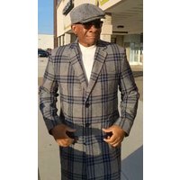 AlbertoNardoniStore Men's Burgundy Fur Collar Overcoat