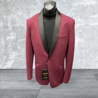Blazer pour hommes grande taille - "Bourgogne" Veste de Tuxedo grande taille — Costumes et vestons pour hommes