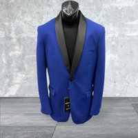 Blazer Royal Blue Grande Taille pour Hommes Alberto Nardoni