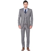 Costume Veste Slim pour Hommes Alberto Nardoni Gris Clair — Costumes et vestons pour hommes
