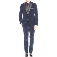 Men's Velvet Blue Tuxedo Suit