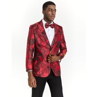Mens Red Prom Suit 2024 - AlbertoNardoniStore — Mens Suits & Blazers