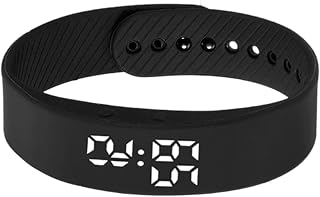 Fitness Tracker Bracelet - Smart Wristband with Vibration Alarm