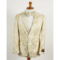 Costume de bal pour hommes ivoire et or 2024 - AlbertoNardoniStore