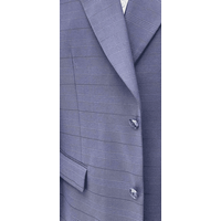 Veste bleue et grande tweed Grande et grande veste de sport