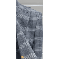 Gros et grand manteau de sport gris clair et grand — Costumes et vestons pour hommes