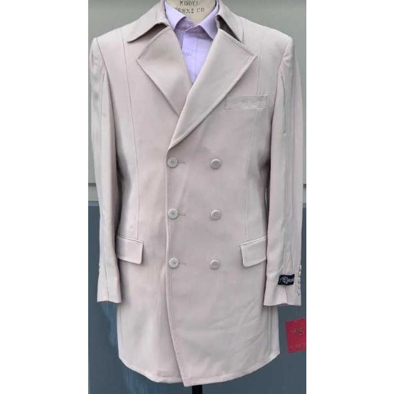 Costume de Tan avec pantalon large à jambes - 6 boutons style — Costumes et vestons pour hommes