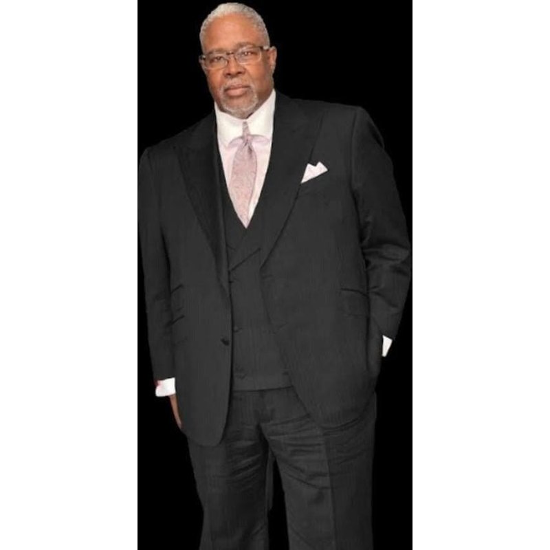 Pastor Suit with Double Breasted Vest - 1920s Style Dark Grey — Mens Suits & Blazers