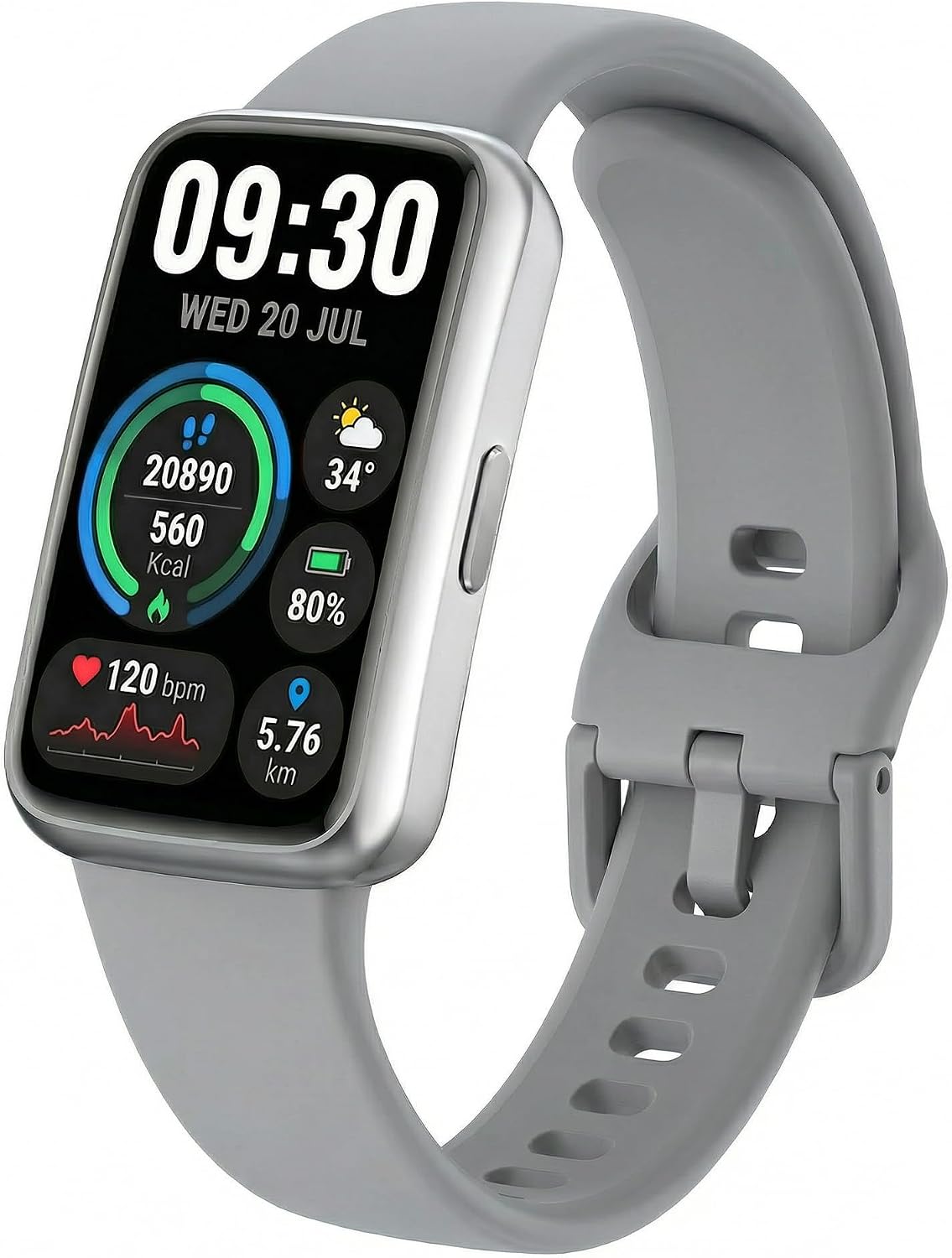 Fitness Tracker Watch 1.47" with Heart Rate and Blood Oxygen Monitor — Fitness Tracker