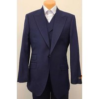 Alberto Nardoni Men's Classic Fit Suit with Double Breasted Vest — Mens Suits & Blazers