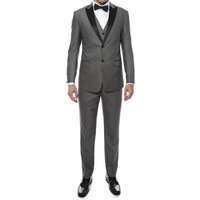 Costume de bal gris - Costume de mariage gris - Tuxedo gris — Costumes et vestons pour hommes