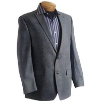 Alberto Nardoni Men's Gray Tweed Houndstooth Blazer Jacket — Mens Suits & Blazers