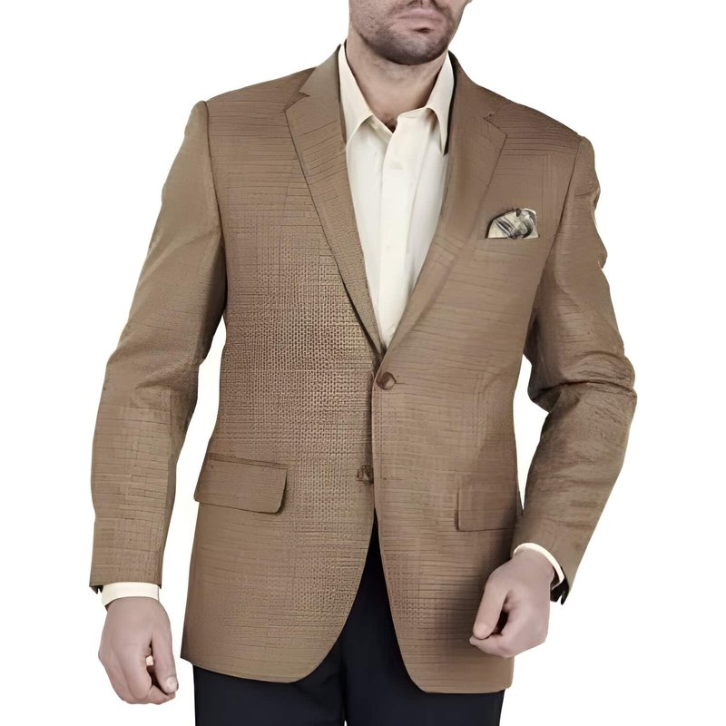 Veste en Laine Solide à Deux Boutons Alberto Nardoni Store — Costumes et vestons pour hommes
