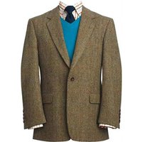 Alberto Nardoni Mens Stromay Tweed 2 Button Blazer — Mens Suits & Blazers