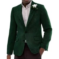 Blazer homme Blazer Tweed Blazer Laine de l'chevrons Blazer - Z-Gray