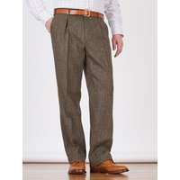 Bracken Brown Winter Fall Fabric Tweed Pants — Fashion Accessories