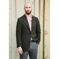 Blazer à tweed vert - Veste à tweed vert homme - Hiver - Tissu d'automne Tissu à tweed — Costumes et vestons pour hommes