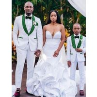 Tuxedo Vert Émeraude - Costume Veste Double Boutonnage — Costumes et vestons pour hommes
